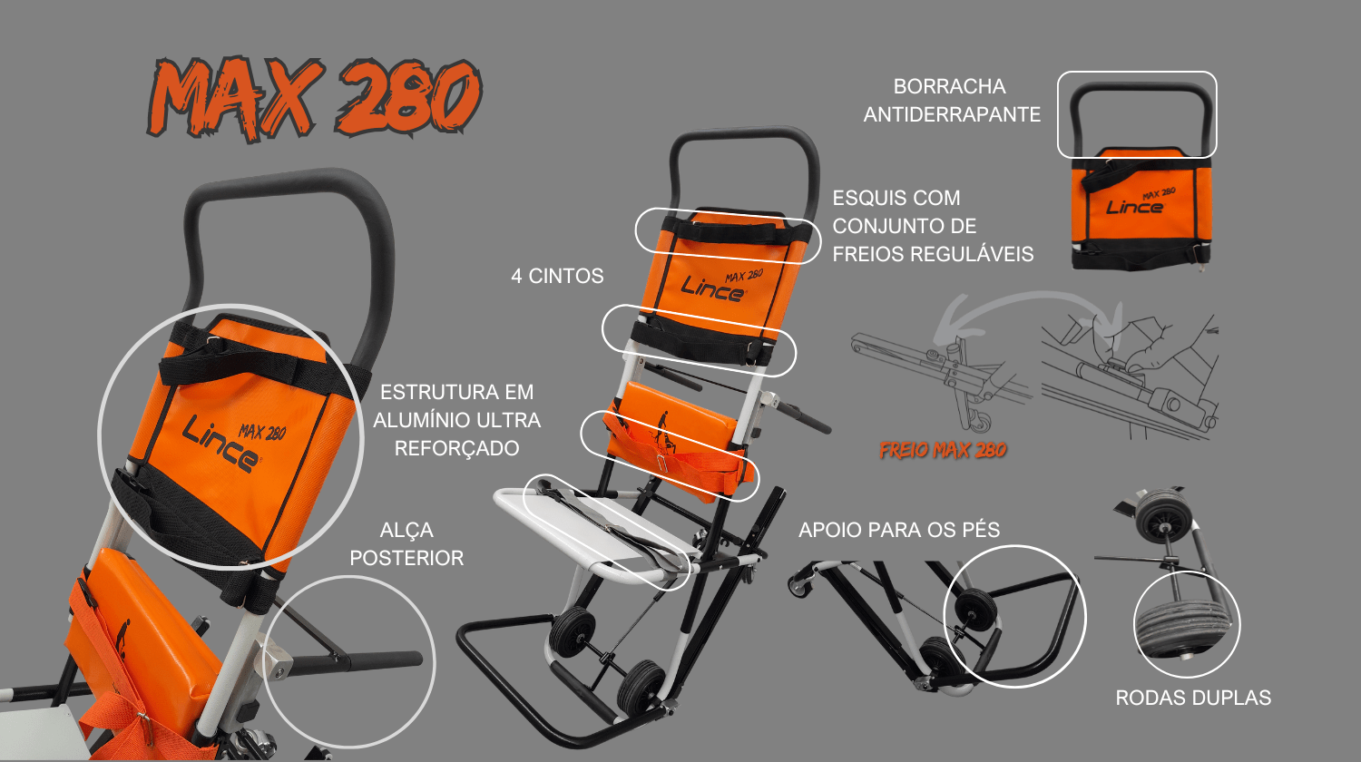 CADEIRA LINCE MAX 280